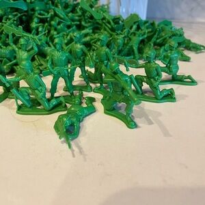 Green Toy Soldier Figures